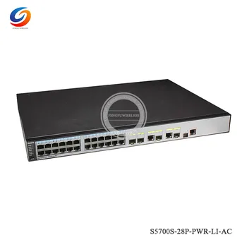 

Mulifunctional HW S5700 series Switch 24 x PoE+ 10/100/1000BASE-T ports, 4 x GE SFP Ports S5700S-28P-PWR-LI-AC
