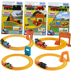 Оригинал на основе Трек Костюм сплав маленький поезд Подарочная коробка мальчик игрушка BLN89 поезд модель мальчик игрушки