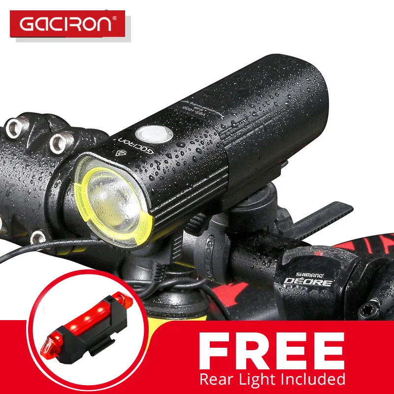 Flash Deal GACIRON 1000 Lumen Powerful LED Front Bike Light Waterproof Potencia MTB Road Bicycle Headlight Cycling Banco Farol De Bicicleta 0 Flash Deal GACIRON 1000 Lumen Powerful LED Front Bike Light Waterproof Potencia MTB Road Bicycle Headlight Cycling Banco Farol De Bicicleta 0