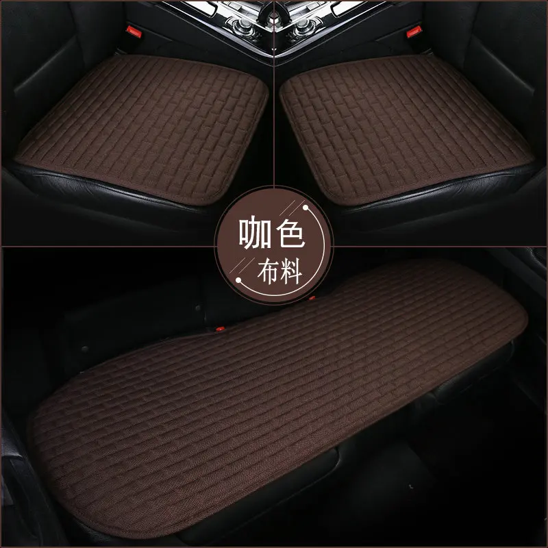 Us 68 0 High End Interior Accessories Flax Fiber Car Seat Covers For Toyota Innova Mr2 Premio Camry Corolla Levin Vios Fs Yaris L Prado In