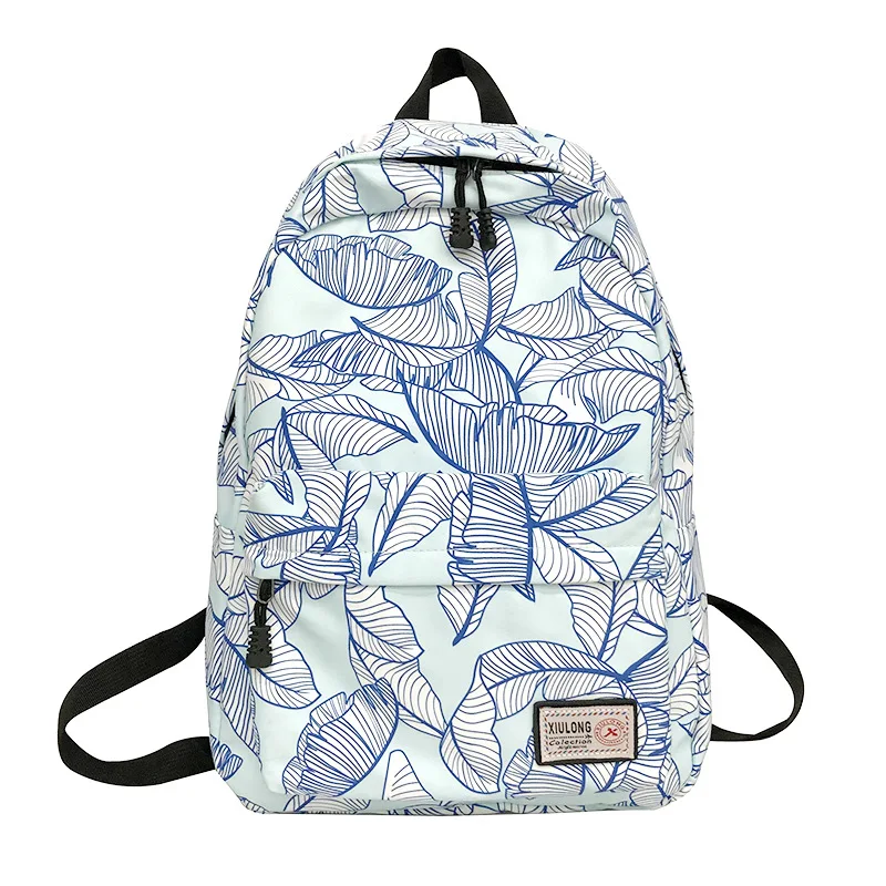 

New Shoulder Bag Female Korean Girl Doughnut Computer Backpack High School Students Bag Leisure Travel Bag