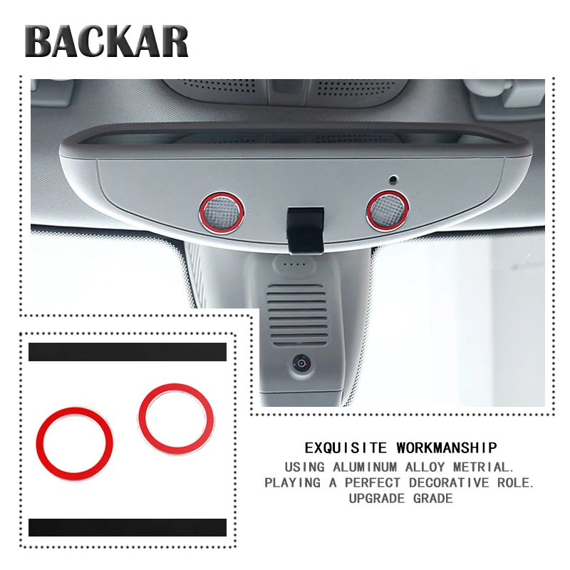 

Backar Auto Car Rear View Mirror Light Decoration Stickers Styling For Mercedes Benz A Class B Class C Class E Class GLK GL GLA