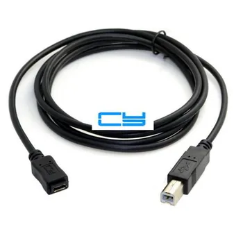 

5FT Micro USB Female to Standard USB 2.0 B Type Male Data extension Cable 1.5m micro-USB connector for Printer Scanner Hard Disk