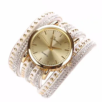 

2018 Brand Luxury Brand Bracelet Rhinestone Quartz Watch Women Female Ladies Dress Fashion Quartz Wristwatch Relogio Feminino