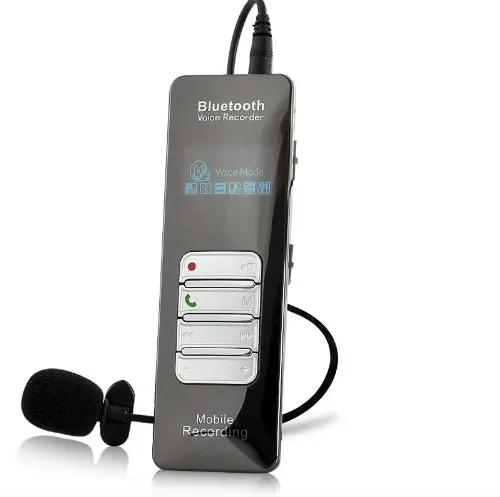

HBUDS 8GB Built-in Memory & Bluetooth Based Voice and Call Recorder for Mobile Phones with Micro SD Card Extension