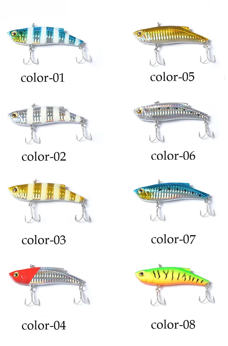 1 шт., 28 г, Тонущая приманка VIB для рыбалки, искусственная приманка, вибрирующий воблер, зимний лед, полный плавательный слой, 9 см, приманки, жесткие приманки, бас