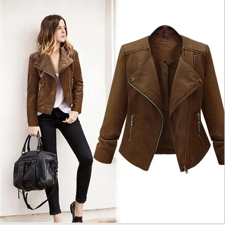 2019 nueva moda de Otoño de la Mujer de la calle corto