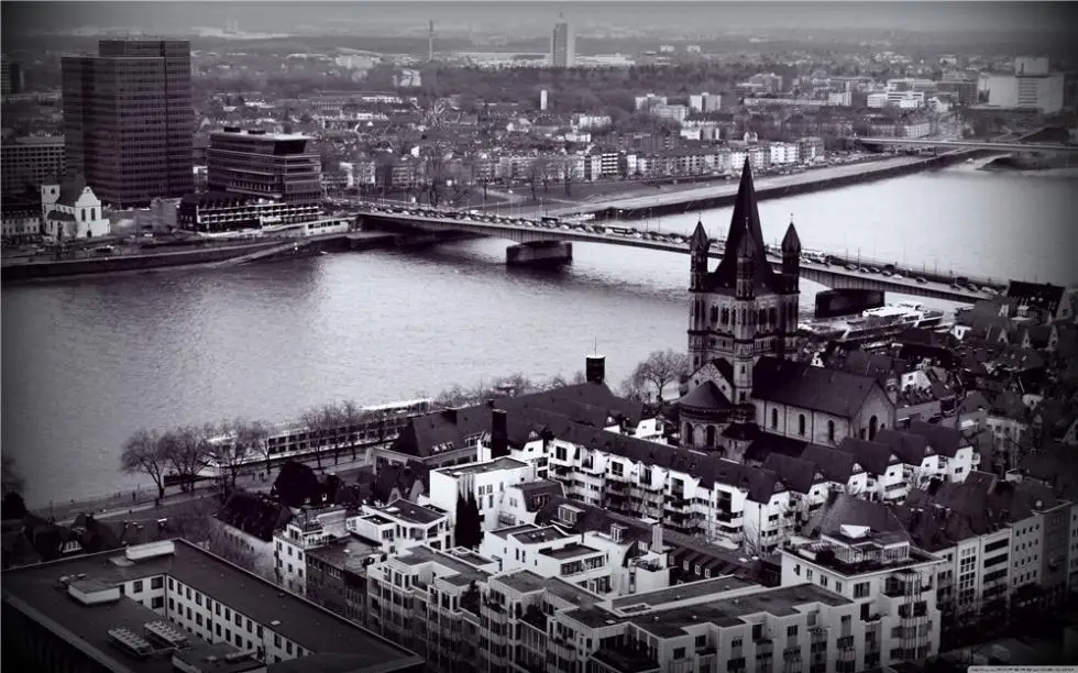 Koln View Home Decor Classic Fashion Movie Style Custom FREE SHIPPING Poster Print Size(40x60)cm Wall Sticker U6661222 | Дом и сад