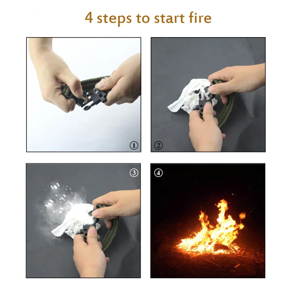 4 steps to start fire