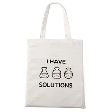 Химия сумка холщовая я сделал шутку научная унисекс модная дорожная сумка для хранения забавные гики хозяйственные сумки