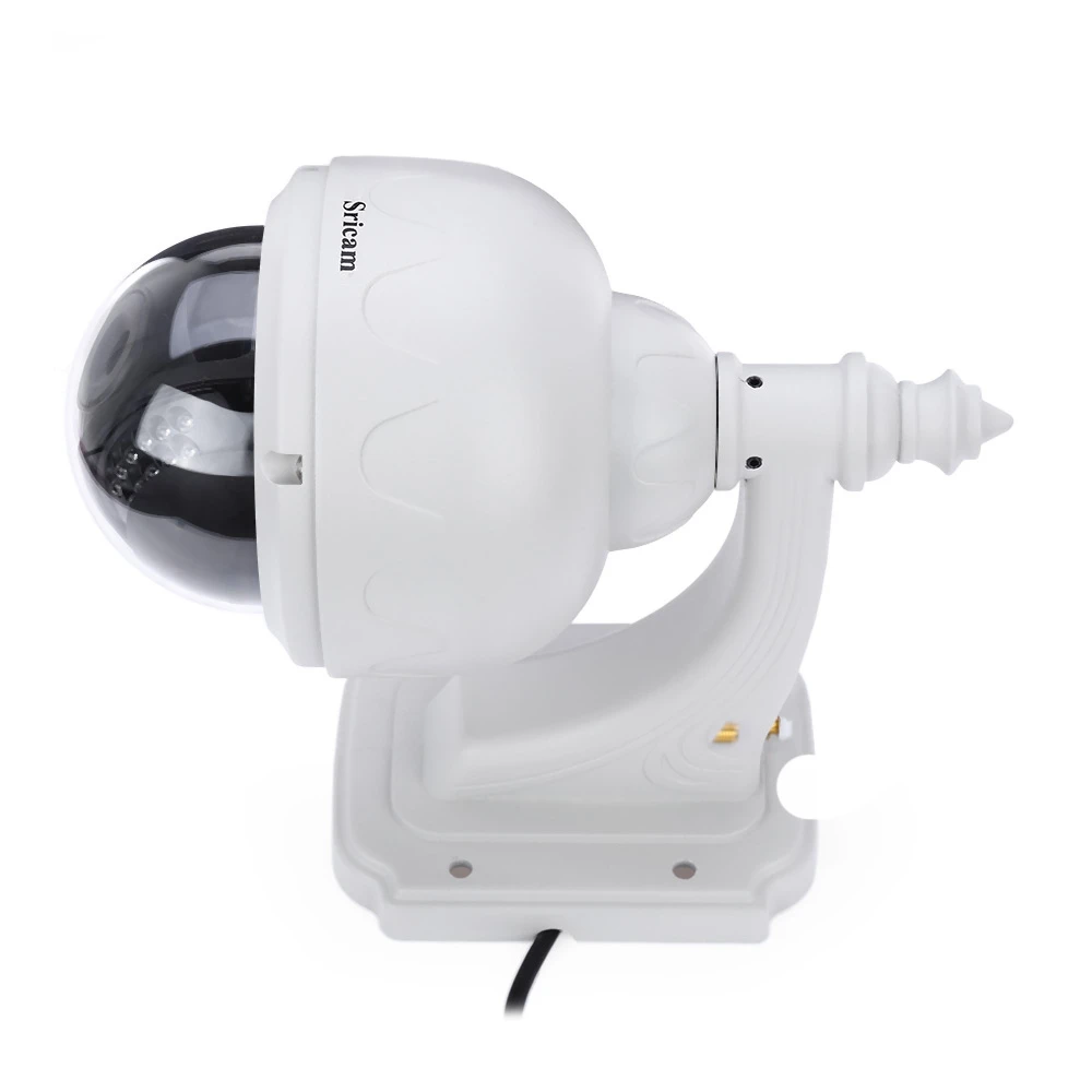 

Sricam SP015 Wireless IP Camera 720P HD Outdoor IP66 Waterproof CCTV surveillance Inspection IR Dome Security PTZ Camera