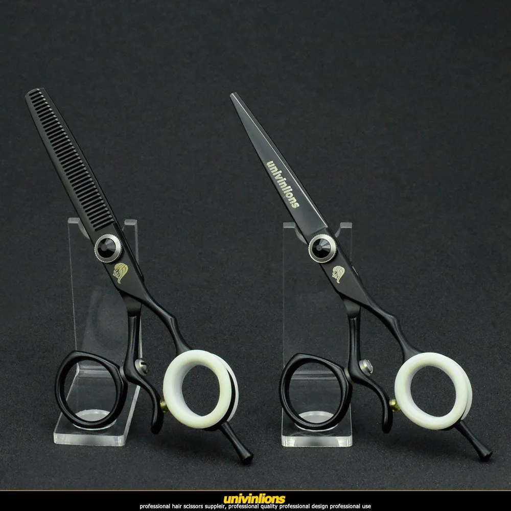 Tesouras de Cabeleireiro Tesouras de Corte de Cabelo Univinlions Giratória Japonês Voando Giratório Polegar Tesoura Rotativa 6 9 voando giratório polegar tesouras de corte de