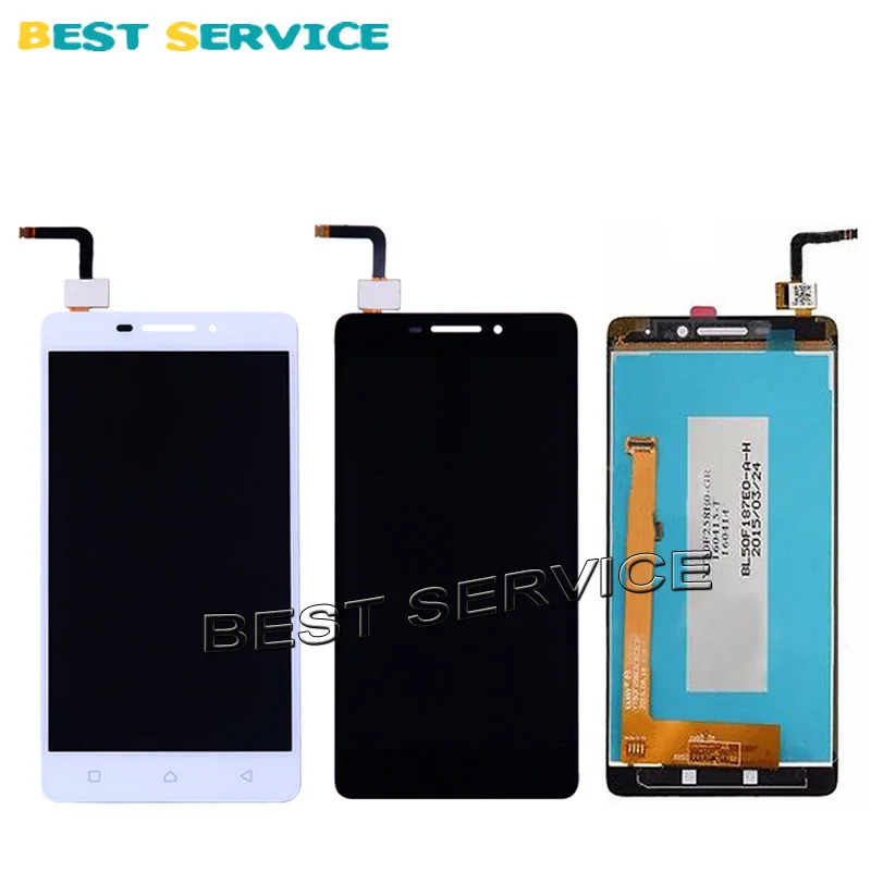 

For Lenovo VIBE P1m LCD Screen Display with Touch Screen Digitizer Assembly Black White Replacement Parts lcd with Frame
