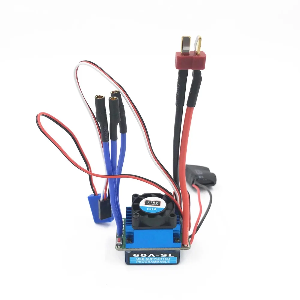 1 шт. гоночный контроллер скорости 25A 35A 60A SL бесщеточный ESC для RC 1/10 1:10 1:12