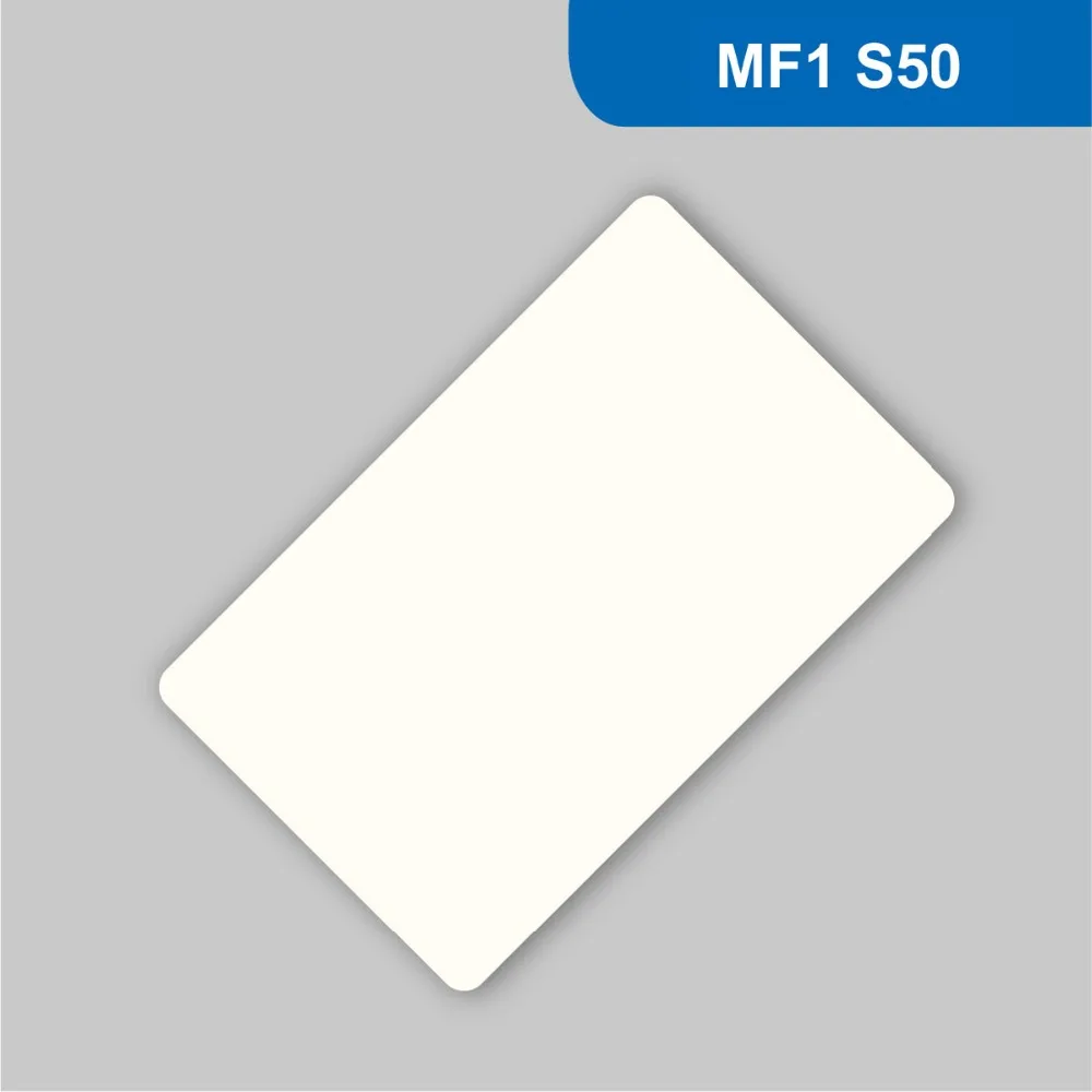 RFID ISO, ПВХ карты, NFC бесконтактная смарт-карта, RFID тег ISO14443A 13,56 МГц(HF) для контроля доступа по отпечаткам с СЧ 1к S50 чип