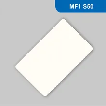 RFID ISO, ПВХ карты, NFC бесконтактная смарт-карта, RFID тег ISO14443A 13,56 МГц(HF) для контроля доступа по отпечаткам с СЧ 1к S50 чип