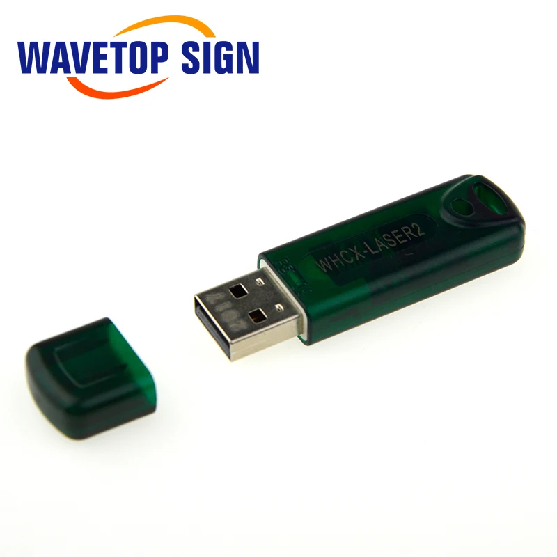 WaveTopSign Leetro зеленый USB ключ лазерная резка 5 3 для Co2 лазерной гравировки система