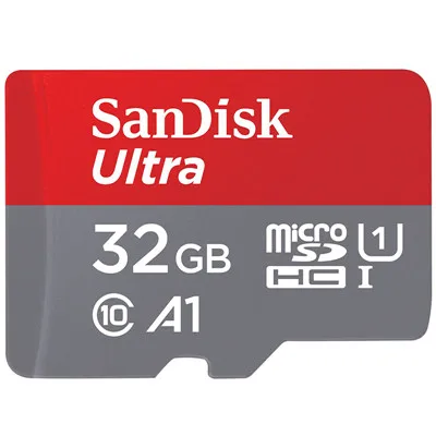 SanDisk MicroSD карта 128 Гб 64 Гб 32 Гб 16 Гб карта памяти Ultra SDHC/SDXC класс 10 A1 UHS-I 100 МБ/с./с TF флэш-карта cartao de memoria - Емкость: 32GB