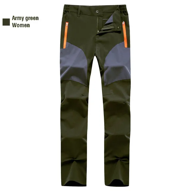 Quick Dry Camping Hiking Pants Women Elastic Breathable Outdoor Sports