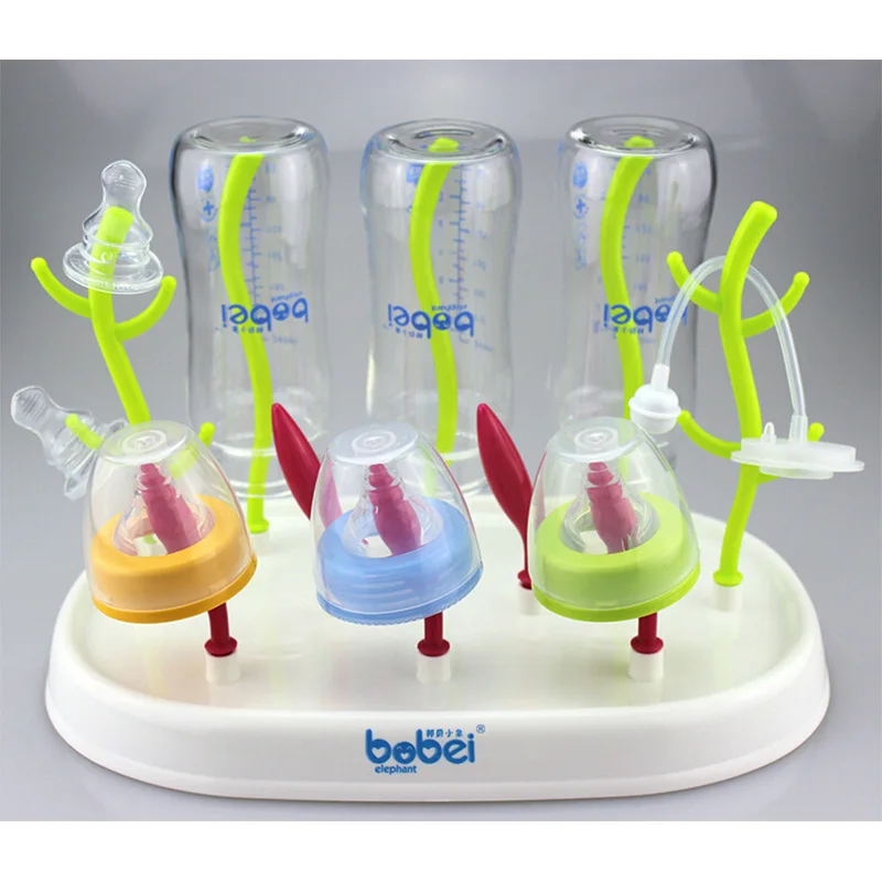 Baby Bottle Drying Rack Cleaning Dryer Drainer Storage Rack Baby Bottle Cleaning Dryer Rack Countertop Drying