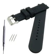 22mm Silicone Rubber Watch Band Stainless Steel Buckle for Samsung Gear S3 Classic / Frontier Wrist Strap Bracelet Watchband 22mm stainless steel watchband tool for gear s3 metal clip band watch strap wrist bracelet for samsung gear s3 classic frontier