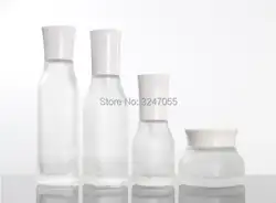 10 шт./лот 120ml100ml40ml Стекло матовый косметический распределитель жидкости, высокое качество Эмульсия/лосьон флакон-распылитель, 50 г кремовый