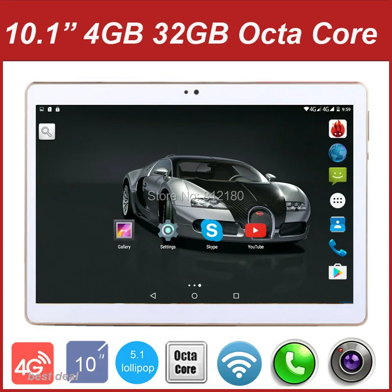 DHL Free Shipping 10 inch Tablet 3G 4G LTE Phone Tablet Android 5.1 OS 4GB RAM 32GB ROM GPS Tablets 10.1" Kids gifts MID Tablet