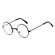 Ретро круглые детские металлические плоские очки с оправой, декоративные детские плоские зеркальные дикие детские зеркальные велосипедные очки