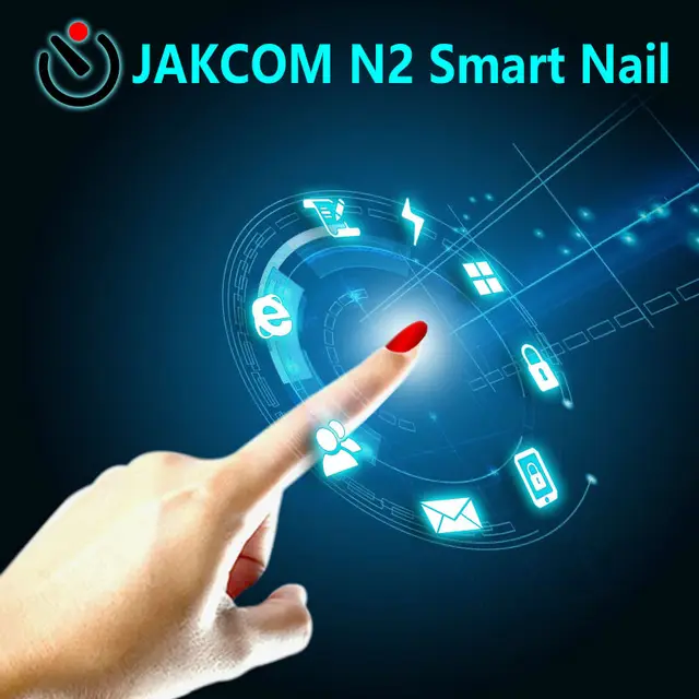 JAKCOM N2 Smart Nail Simulat IC card Connect Phone Flash LED Smart Manicure New NFC Smart Wearable gadget N2M N2F N2L 3types
