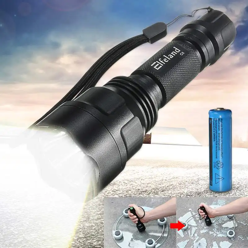 

30000lm Smuxi Portable Work Lamp t6 COB LED flashlight Magnetic zoomable Worklight 5 modes Rechargeable waterproof use 18650