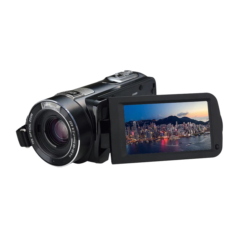 WINAIT HDVZ80 FULL HD 1080p Цифровая видеокамера с 3 0 дюймовым сенсорным дисплеем и 120x