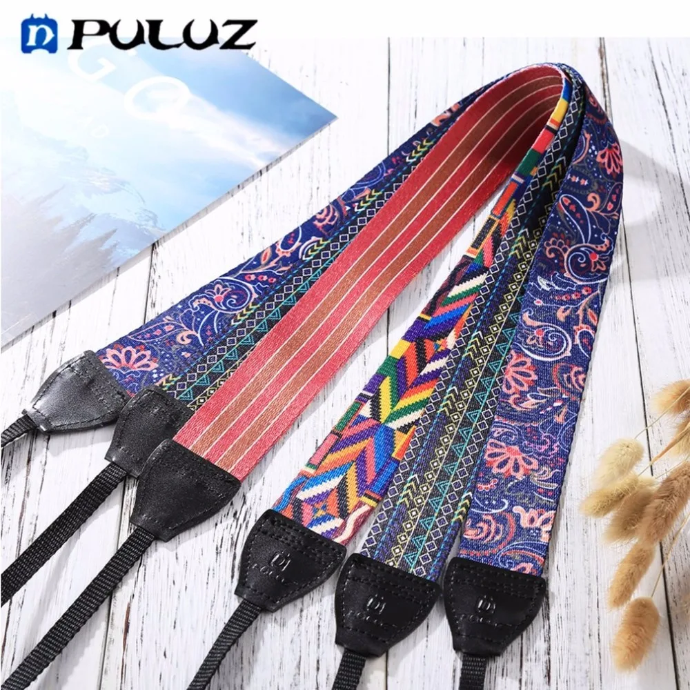 

PULUZ Camera Strap Neck Shoulder Strap Camera Belt Soft Durable Cloth Strap for Canon SLR/DSLR Camera Accessories Drop Shipping