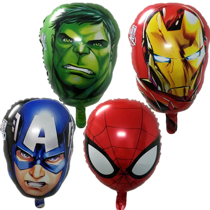 

The Avengers foil balloons super hero baby toys hulk Captain America superman batman Iron man spider-man helium balloon