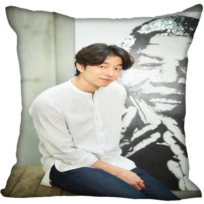Cha Eunwoo Cute Smile Pillow Case Throw Pillow Cover Cotton Linen