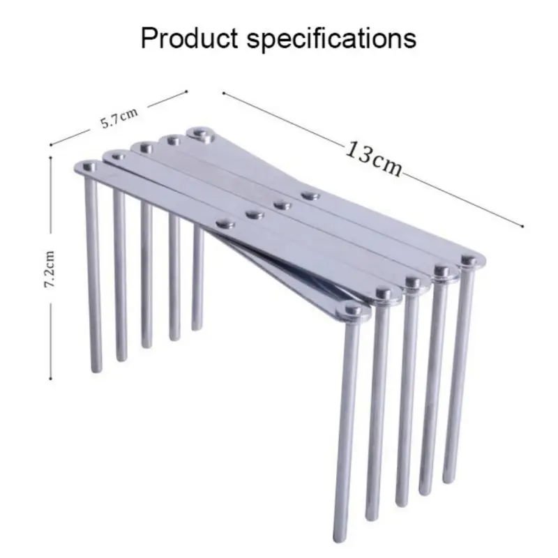 Кухонный Органайзер из нержавеющей стали, регулируемая длина, крышка для кастрюли, держатель для посуды, полка для пароварки, поднос, кухонная посуда, для хранения