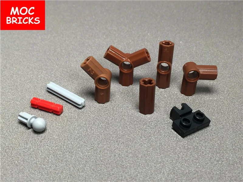 Lego Technic Lot 50 SMALL BULK Parts Bricks Connectors Pins Axles