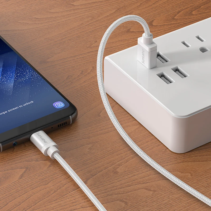 Suntaiho 3A USB C 3.1 Cable For Samsung Galaxy S9 S8 Plus Note 8 Quick Charger For xiaomi mi9 USB Type-C Data Charger Cord Suntaiho 3A USB C 3.1 Cable For Samsung Galaxy S9 S8 Plus Note 8 Quick Charger For xiaomi mi9 USB Type-C Data Charger Cord