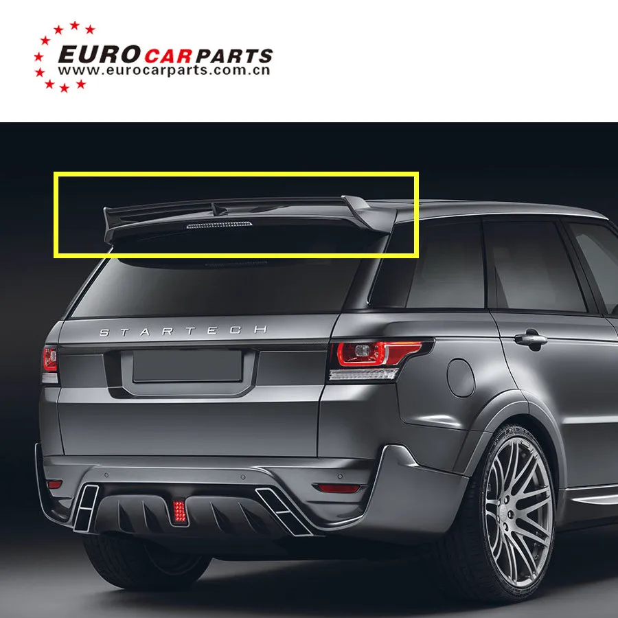RR sport STARTECH стиль заднего крыла Спойлер PP материал 2014 2015 2016 2017 год|Спойлеры и