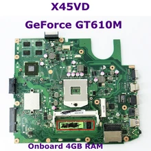 X45VD Mainboard GT610M 1GB N13M GE6 S A1 With 2GB RAM For ASUS X45V X45VD Laptop
