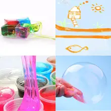5 цветов кристаллическая глина резиновая грязь интеллектуальная «жевачка» для рук Пластилин слизь Дети/взрослые DIY, Детская комната и т. д. DIY игрушки