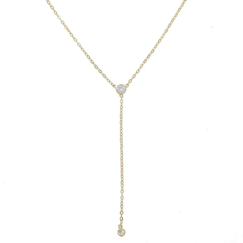 Sexy-Modern-Y-Shape-Long-Necklace-With-sparking-round-cz-Pendant-Pave-CZ-Chain-Necklace-Women