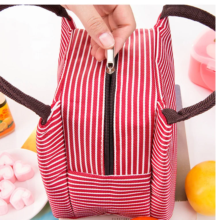 Functional Pattern Cooler Lunch Box Portable Insulated Lunch Bag Thermal Lunch Bag Picnic Bag lunch bags For Women Kids Marmita