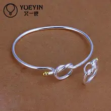 S253 Одежда высшего качества кубического циркония ювелирные изделия комплект посеребренный Романтический Цепочки и ожерелья/серьги комплекты ювелирных браслетов