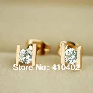

the cheapest stud earrings gold in aliexpress,12121-13