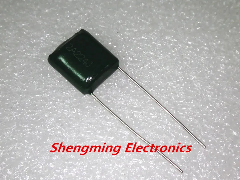 100pcs 2A224J 0.22UF 100V Polyester Capacitor-in Capacitors from ...