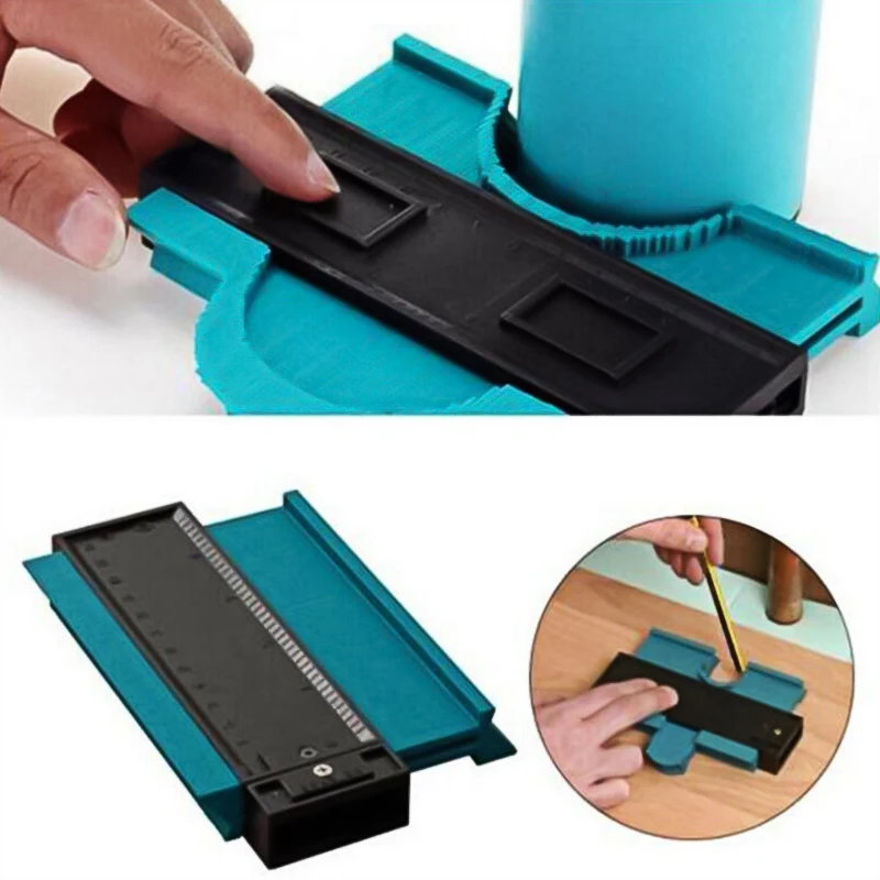 

5 inch Gauge Contour Profile Copy Gauge Duplicator Irregular Shape Wood Marking Tool Tiling Laminate Household Hand Tools Set