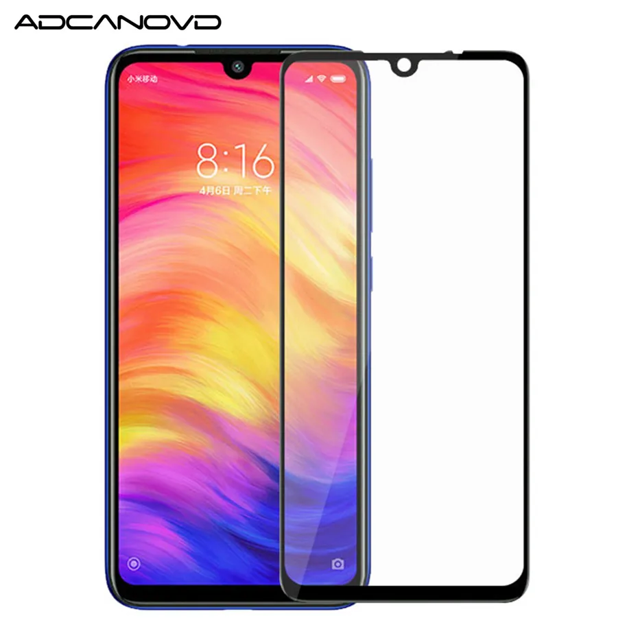 

Screen protector glass for xiaomi redmi Note 7 tempered glass on xiomi redmi Note7 full cover protective film