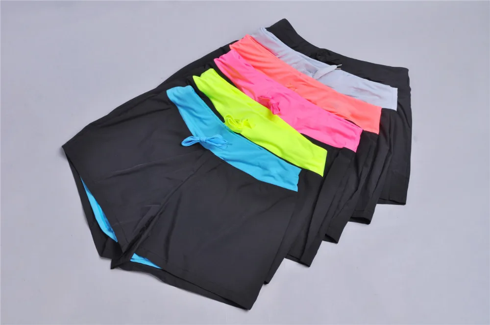 ladies shorts Double Layer Fabric Marathon Jogging Sportswear Workout