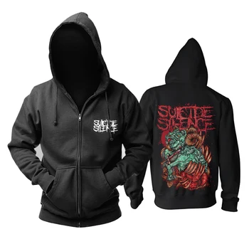 

Bloodhoof Suicide Silence band Metalcore heavy rock music popular hoodie Asian Size