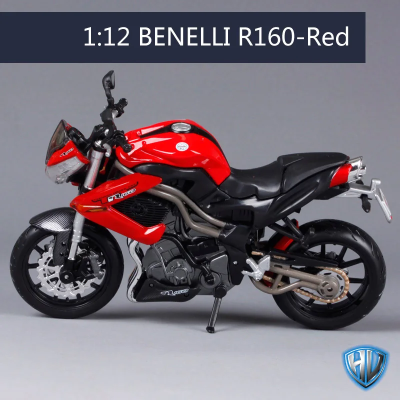 Maisto 1:12 benelli R160 красный мотоцикл литой масштаб 1/12 мотоцикл модель для сбора мотоцикл игрушки для поклонников автомобилей 31195